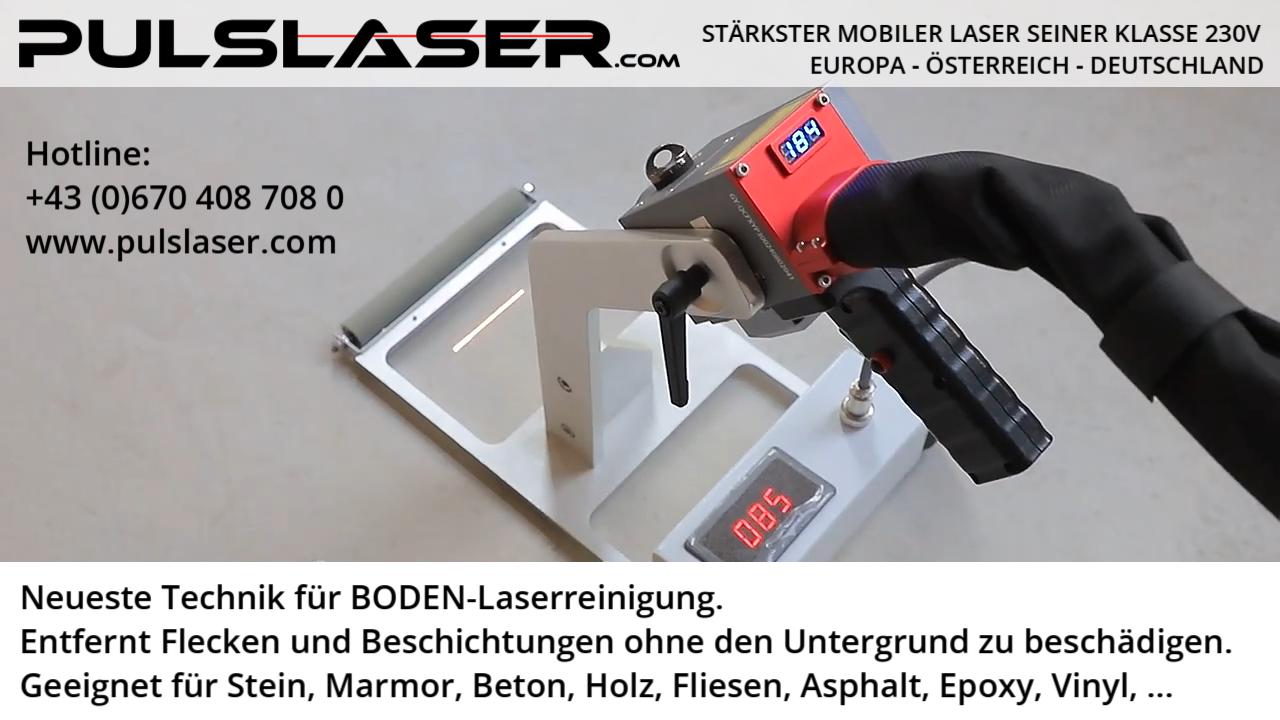 PULSLASER mobil Fussboden Reinigung